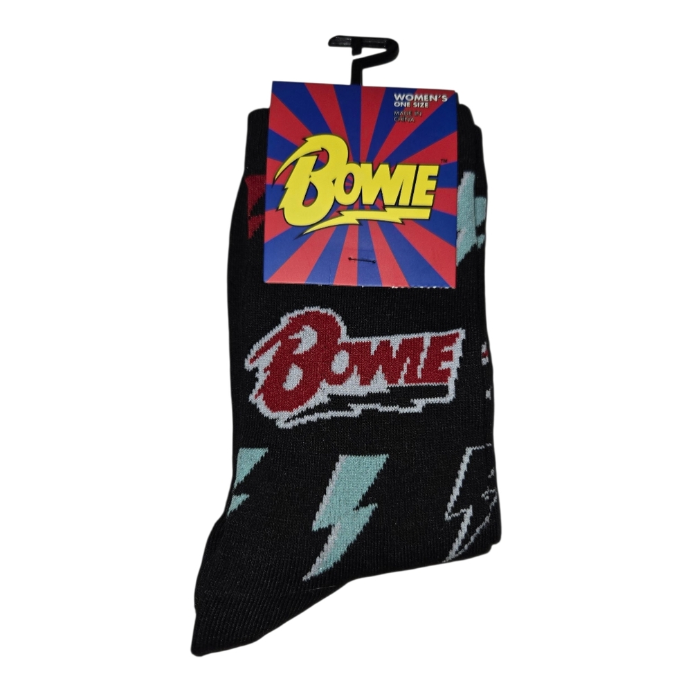 NWT David Bowie Novelty Socks Size 7-12